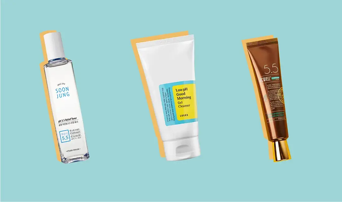 5 Gentle Low-pH Facial Products To Balance Sensitive Skin Illustrations