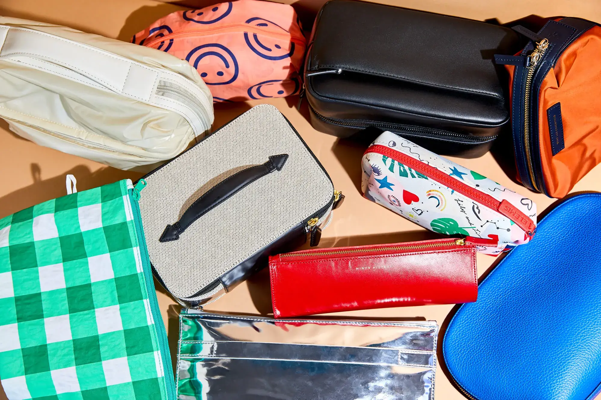 The Makeup Bags Of Glossier HQ: Extreme Makeover Edition Illustrations