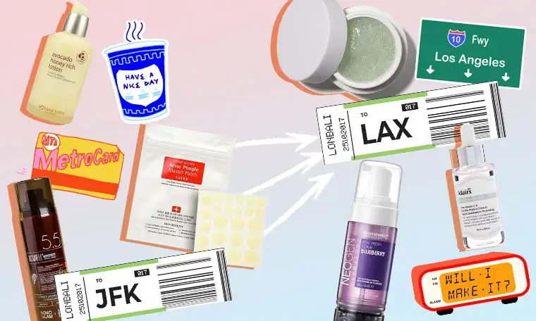 How My Skin Care Routine Has Changed Since Moving From New York City to Los Angeles Illustrations