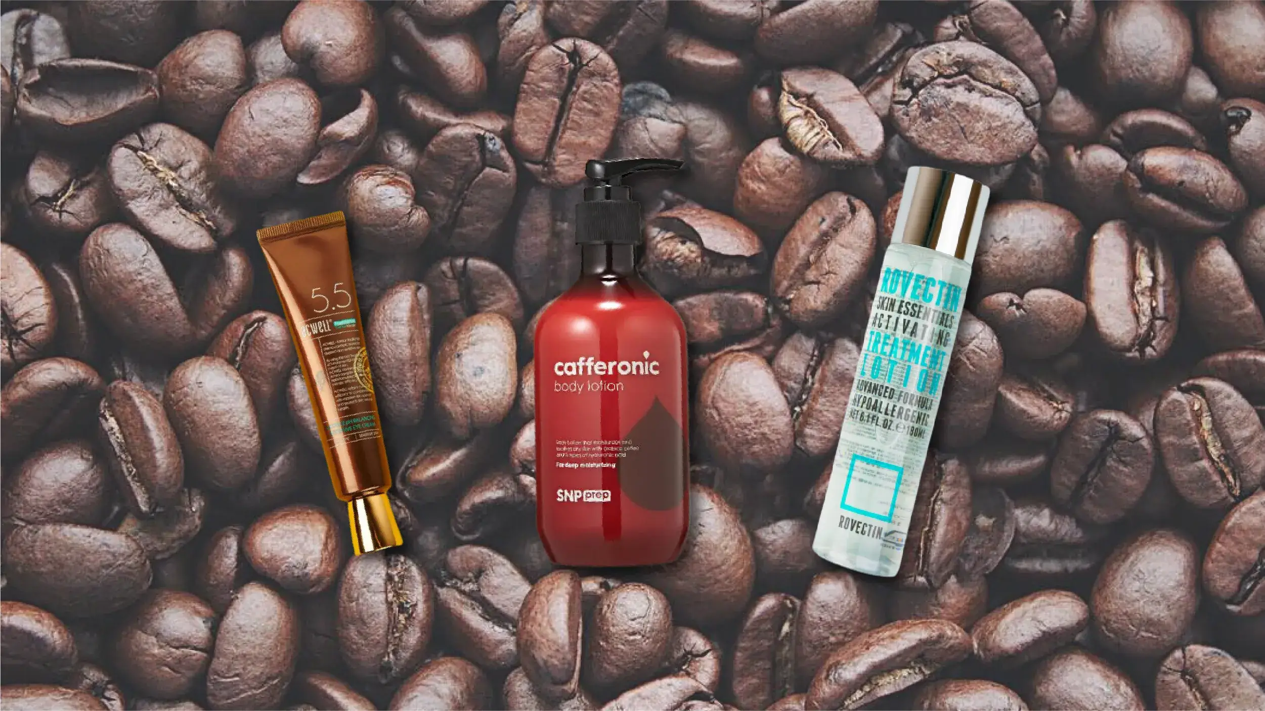 Ingredient Spotlight: How Caffeine Can Reduce Redness, Puffiness and Make Pores Look Smaller Illustrations