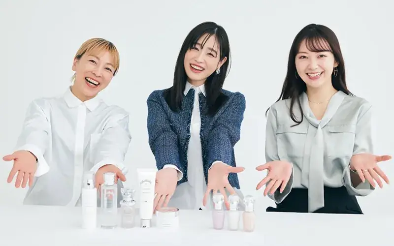 髙橋ひかる・神戸春美・ジルスチュアート ビューティ PR 菱木さん