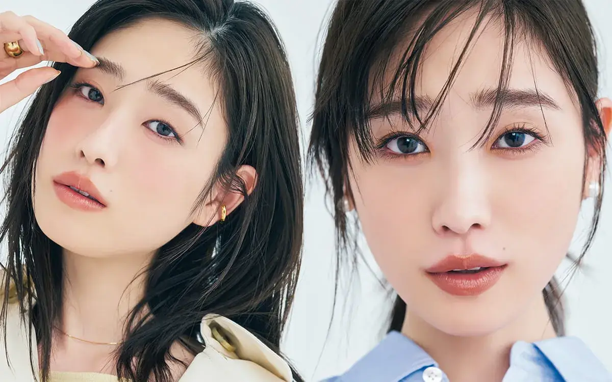 血色感と抜け感がポイント♡新作“HITコスメ”でつくる、2025年トレンド春メイク イラスト