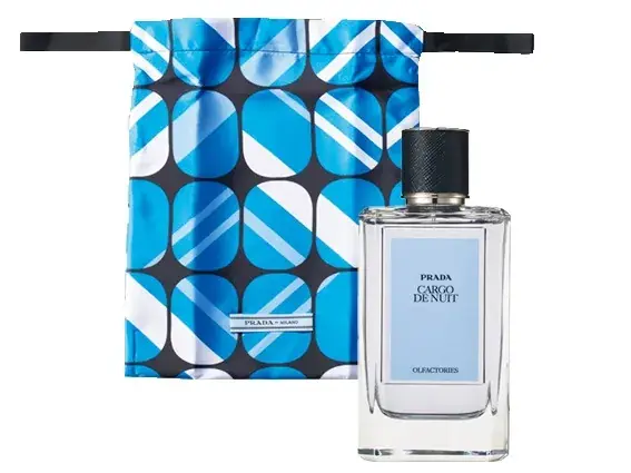 プラダ ビューティ プラダ オルファクトリー カーゴ ド ニュイ オーデパルファム 100ml ¥53,900(ポーチ付き)