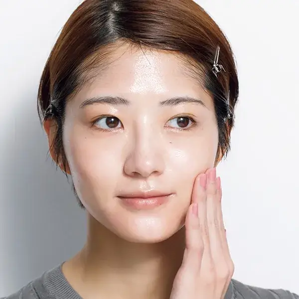 顔の下半分に光を仕込む