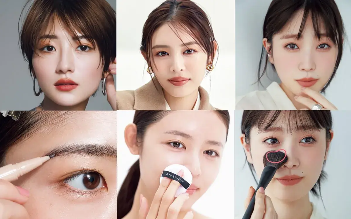 【30代の垢抜けメイク術】オフィス、退勤後、最新トレンド総まとめ イラスト