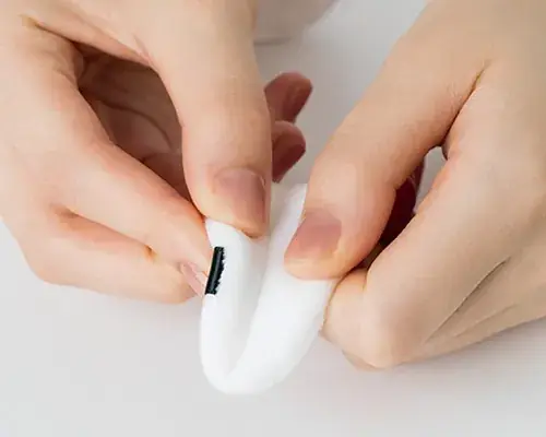 フェイスパウダーの使用で、もちが格段にアップ！