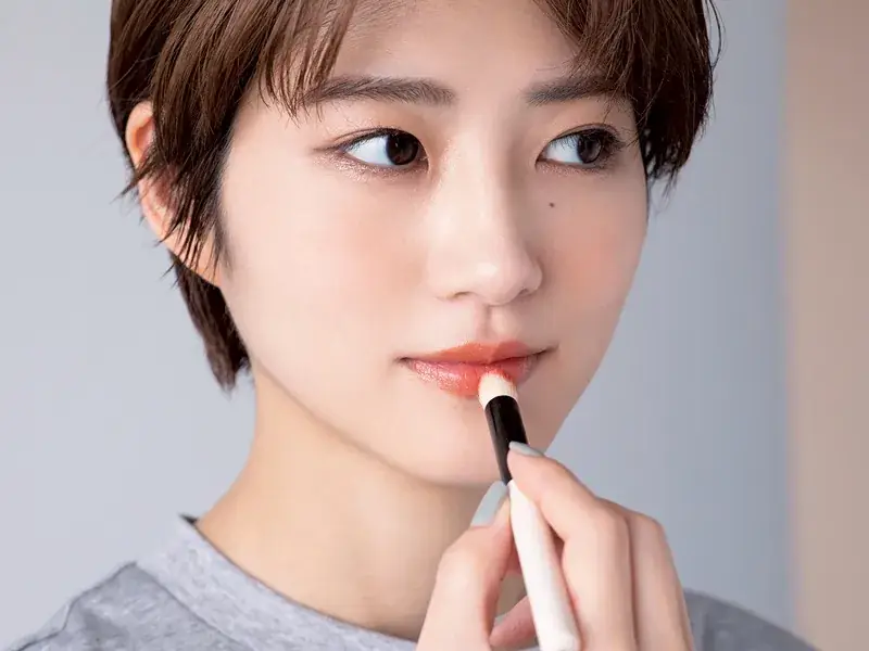 ぼかしテクニックで作るぽわんとリップ